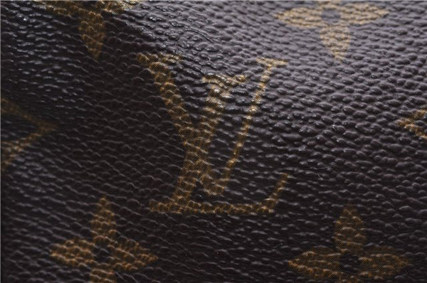 Auth Louis Vuitton Monogram Trousse Toilette 23 Clutch Hand Bag M47524 LV 7180E