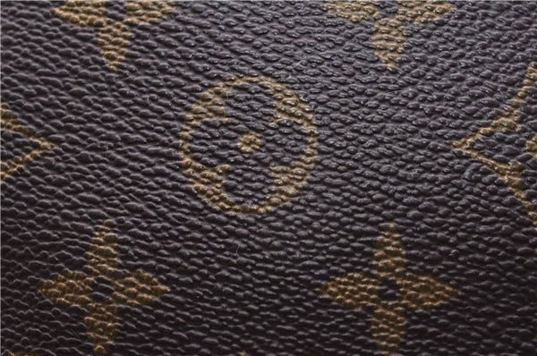 Auth Louis Vuitton Monogram Trousse Toilette 23 Clutch Hand Bag M47524 LV 7180E