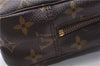 Auth Louis Vuitton Monogram Trousse Toilette 23 Clutch Hand Bag M47524 LV 7180E