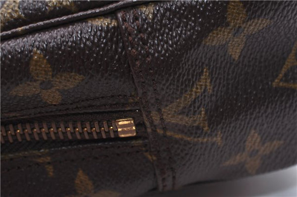 Auth Louis Vuitton Monogram Trousse Toilette 23 Clutch Hand Bag M47524 LV 7180E