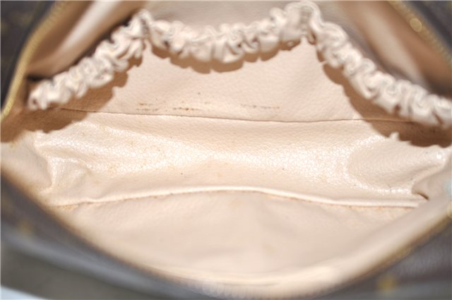 Auth Louis Vuitton Monogram Trousse Toilette 23 Clutch Hand Bag M47524 LV 7180E