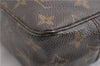 Auth Louis Vuitton Monogram Trousse Toilette 23 Clutch Hand Bag M47524 LV 7181E