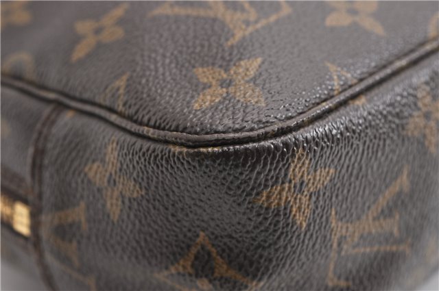 Auth Louis Vuitton Monogram Trousse Toilette 23 Clutch Hand Bag M47524 LV 7181E