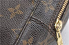 Auth Louis Vuitton Monogram Trousse Toilette 23 Clutch Hand Bag M47524 LV 7181E