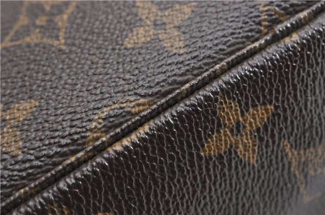 Auth Louis Vuitton Monogram Trousse Toilette 23 Clutch Hand Bag M47524 LV 7181E