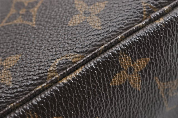 Auth Louis Vuitton Monogram Trousse Toilette 23 Clutch Hand Bag M47524 LV 7181E