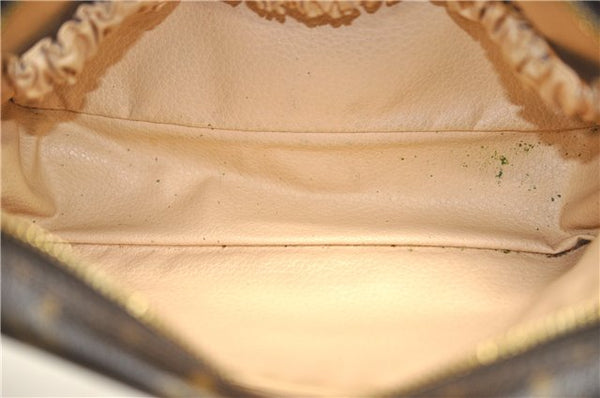 Auth Louis Vuitton Monogram Trousse Toilette 23 Clutch Hand Bag M47524 LV 7181E