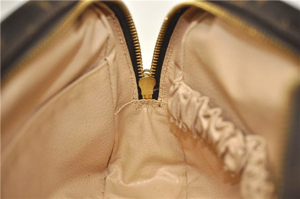 Auth Louis Vuitton Monogram Trousse Toilette 23 Clutch Hand Bag M47524 LV 7181E