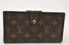 Authentic Louis Vuitton Monogram Continental Clutch Long Wallet T61217 LV 7181F