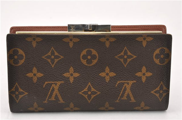 Authentic Louis Vuitton Monogram Continental Clutch Long Wallet T61217 LV 7181F