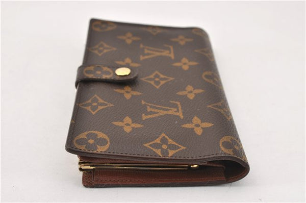 Authentic Louis Vuitton Monogram Continental Clutch Long Wallet T61217 LV 7181F