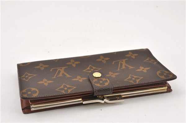 Authentic Louis Vuitton Monogram Continental Clutch Long Wallet T61217 LV 7181F