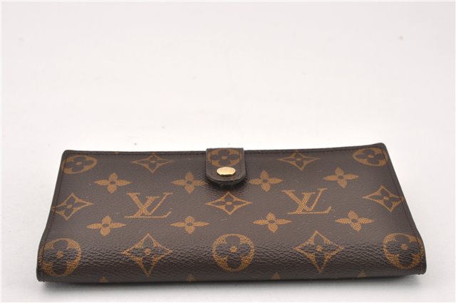 Authentic Louis Vuitton Monogram Continental Clutch Long Wallet T61217 LV 7181F