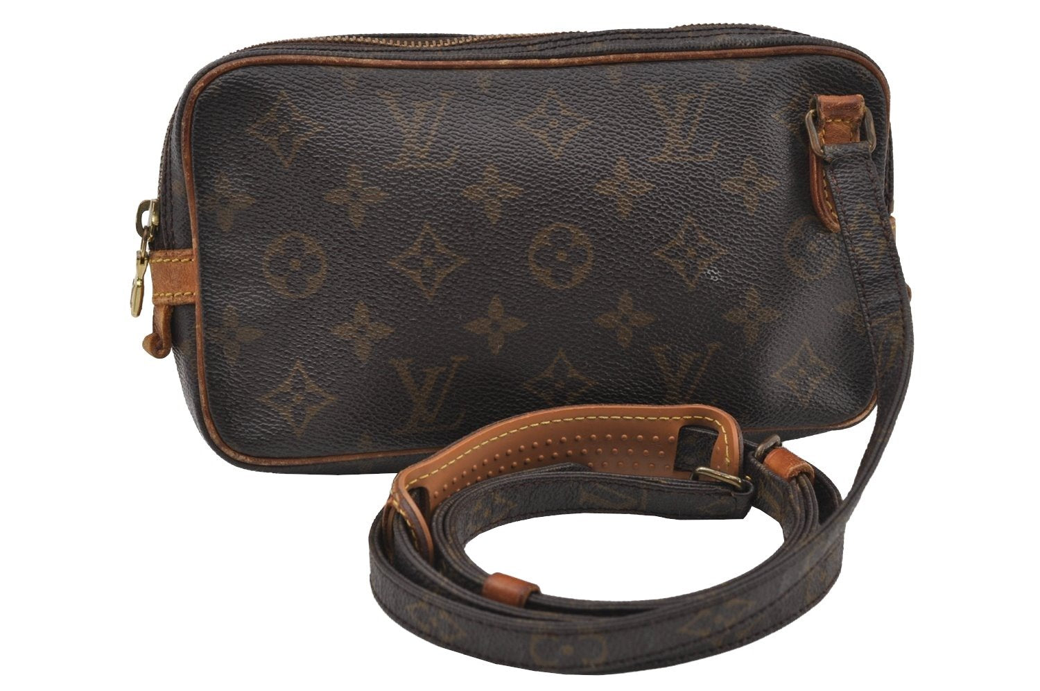 Auth Louis Vuitton Monogram Marly Bandouliere Shoulder Bag M51828 Junk 7181I