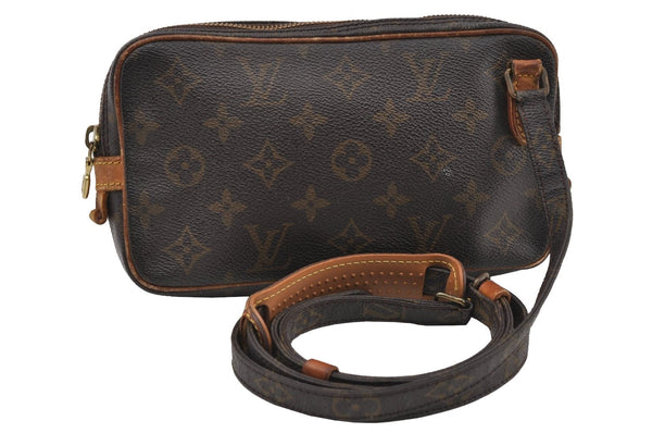 Auth Louis Vuitton Monogram Marly Bandouliere Shoulder Bag M51828 Junk 7181I