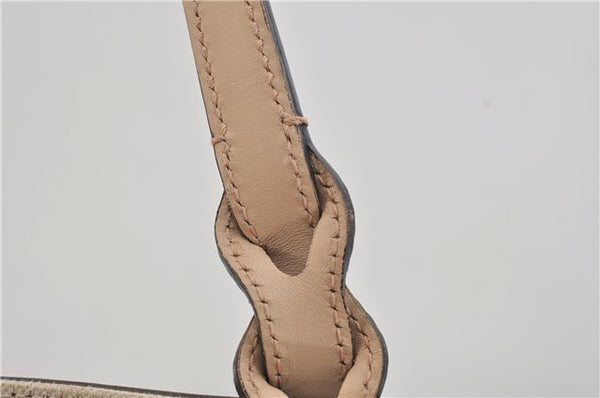 Authentic GUCCI Craft Shoulder Tote Bag GG Canvas Leather 269878 Brown 7182E