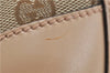 Authentic GUCCI Craft Shoulder Tote Bag GG Canvas Leather 269878 Brown 7182E