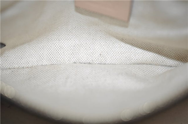 Authentic GUCCI Craft Shoulder Tote Bag GG Canvas Leather 269878 Brown 7182E