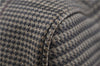 Auth POLO Ralph Lauren Houndstooth PVC Leather Travel Boston Bag Brown 7183D