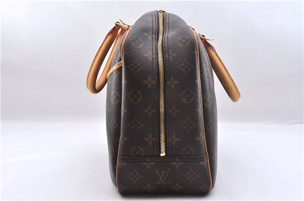Authentic Louis Vuitton Monogram Deauville Hand Bag M47270 LV 7183E