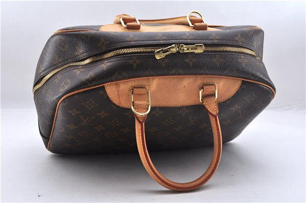 Authentic Louis Vuitton Monogram Deauville Hand Bag M47270 LV 7183E