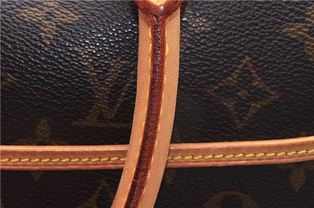 Authentic Louis Vuitton Monogram Deauville Hand Bag M47270 LV 7183E