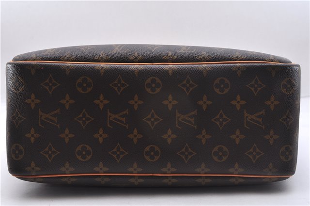 Authentic Louis Vuitton Monogram Deauville Hand Bag M47270 LV 7183E