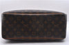 Authentic Louis Vuitton Monogram Deauville Hand Bag M47270 LV 7183E