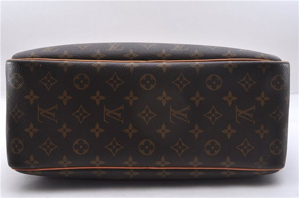 Authentic Louis Vuitton Monogram Deauville Hand Bag M47270 LV 7183E