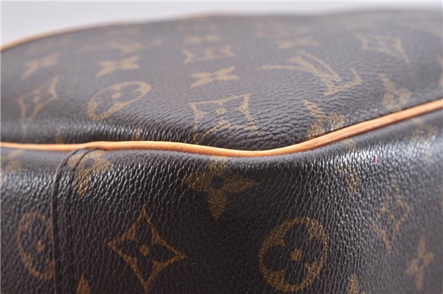 Authentic Louis Vuitton Monogram Deauville Hand Bag M47270 LV 7183E