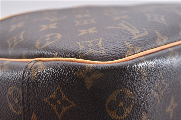 Authentic Louis Vuitton Monogram Deauville Hand Bag M47270 LV 7183E