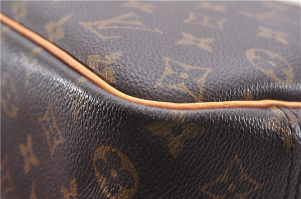 Authentic Louis Vuitton Monogram Deauville Hand Bag M47270 LV 7183E