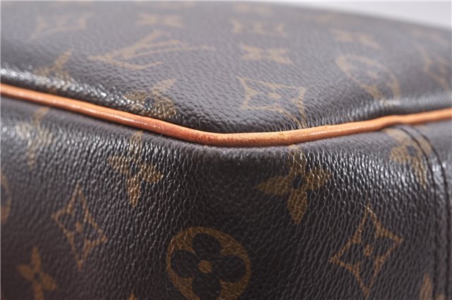Authentic Louis Vuitton Monogram Deauville Hand Bag M47270 LV 7183E
