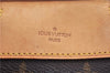 Authentic Louis Vuitton Monogram Deauville Hand Bag M47270 LV 7183E