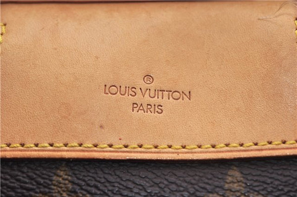 Authentic Louis Vuitton Monogram Deauville Hand Bag M47270 LV 7183E