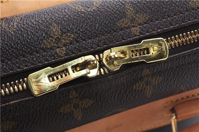 Authentic Louis Vuitton Monogram Deauville Hand Bag M47270 LV 7183E