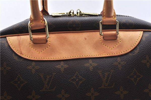 Authentic Louis Vuitton Monogram Deauville Hand Bag M47270 LV 7183E