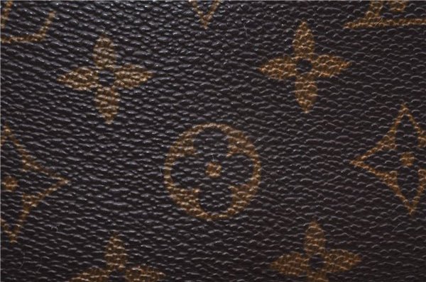 Authentic Louis Vuitton Monogram Deauville Hand Bag M47270 LV 7183E