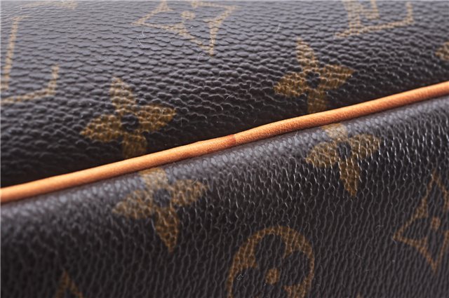 Authentic Louis Vuitton Monogram Deauville Hand Bag M47270 LV 7183E