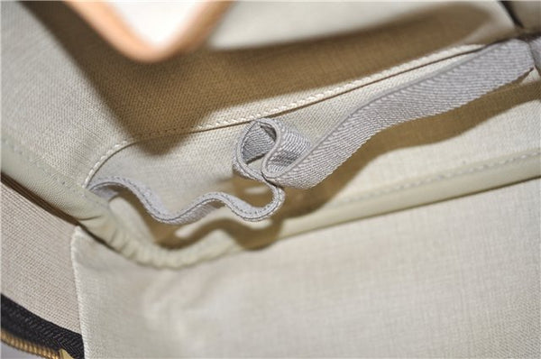 Authentic Louis Vuitton Monogram Deauville Hand Bag M47270 LV 7183E