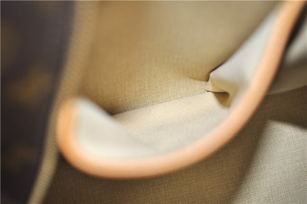 Authentic Louis Vuitton Monogram Deauville Hand Bag M47270 LV 7183E