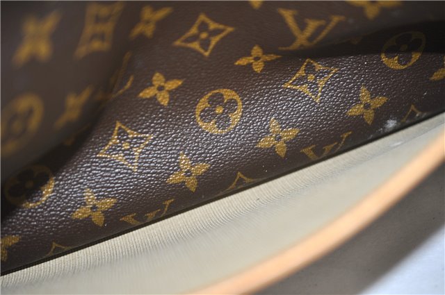 Authentic Louis Vuitton Monogram Deauville Hand Bag M47270 LV 7183E