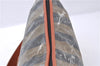Authentic FENDI Pequin Shoulder Cross Body Bag PVC Leather Brown 7184C