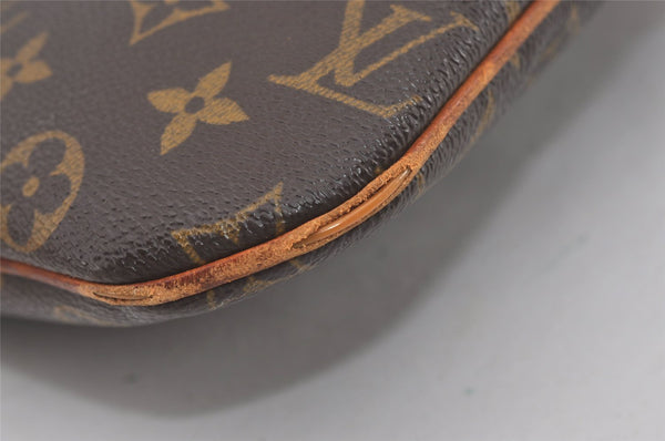 Auth Louis Vuitton Monogram Pochette Bosphore Shoulder Cross Bag M40044 LV 7185I