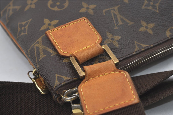 Auth Louis Vuitton Monogram Pochette Bosphore Shoulder Cross Bag M40044 LV 7185I