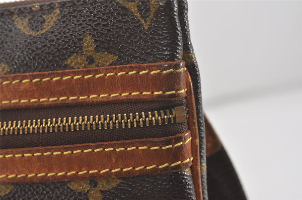 Auth Louis Vuitton Monogram Pochette Bosphore Shoulder Cross Bag M40044 LV 7185I