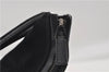Authentic GUCCI Vintage Shoulder Hand Bag GG Suede Leather 0013770 Black 7187D