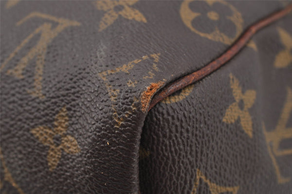 Authentic Louis Vuitton Monogram Speedy 25 Boston Hand Bag M41528 LV 7187I