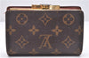 Auth Louis Vuitton Monogram Porte Monnaie Billets Viennois M61663 Wallet 7189D