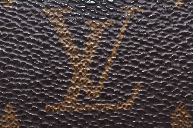 Auth Louis Vuitton Monogram Porte Monnaie Billets Viennois M61663 Wallet 7189D